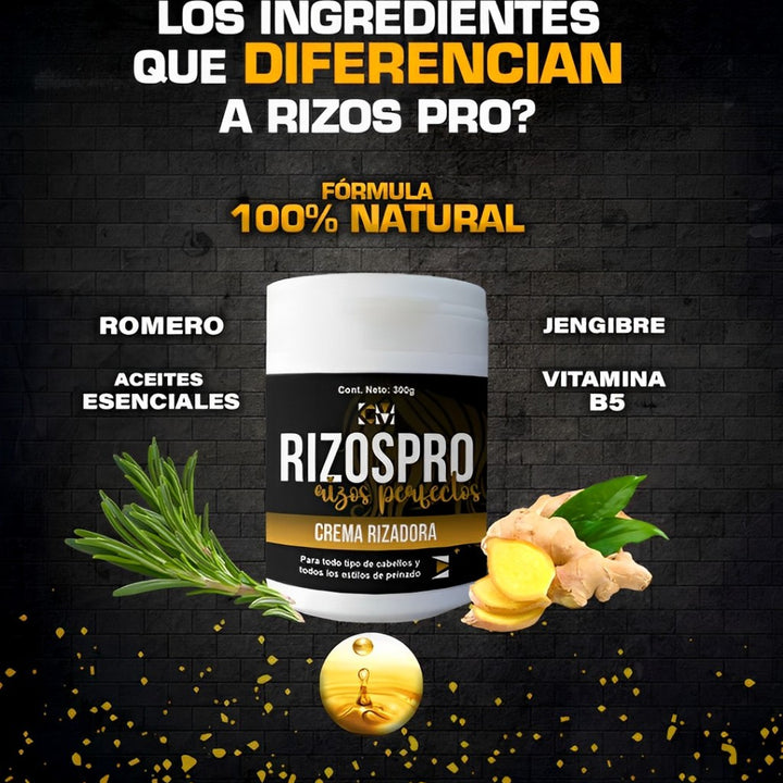 RIZOSPRO Original- Tratamiento de Crema Rizadora 100% Efectiva