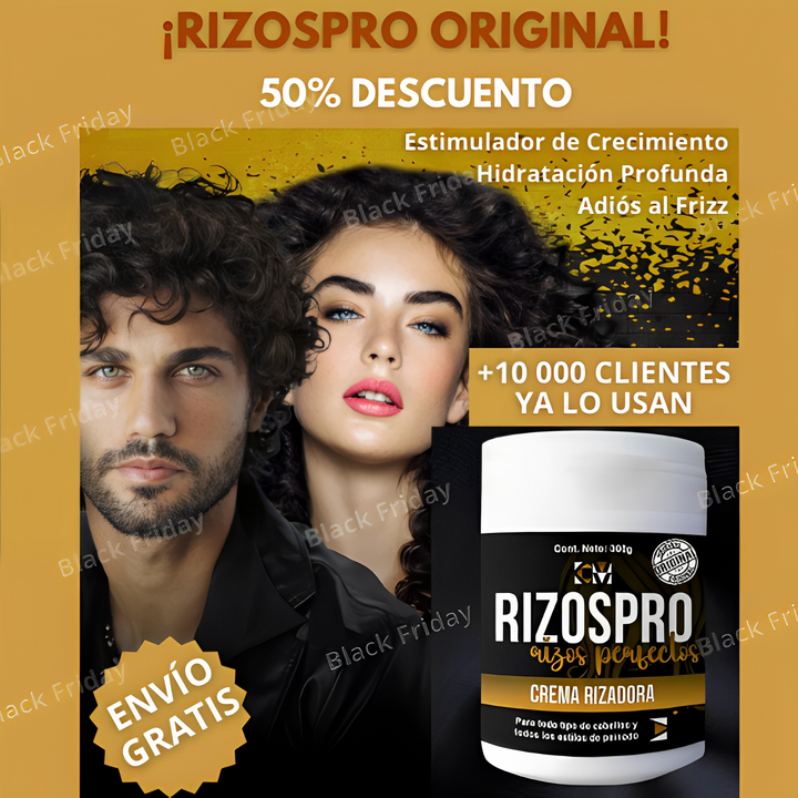 RIZOSPRO Original- Tratamiento de Crema Rizadora 100% Efectiva