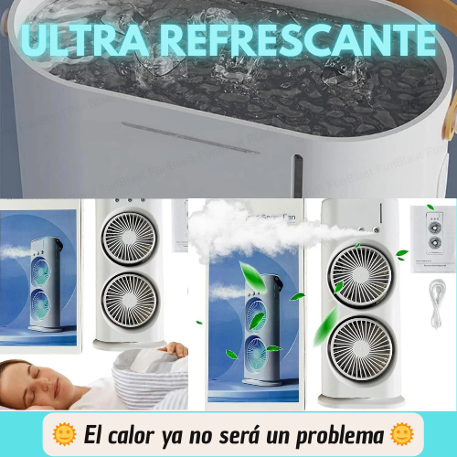 NUEVO VENTILADOR DOBLE SMART DE AIRE FRÍO💨❄️