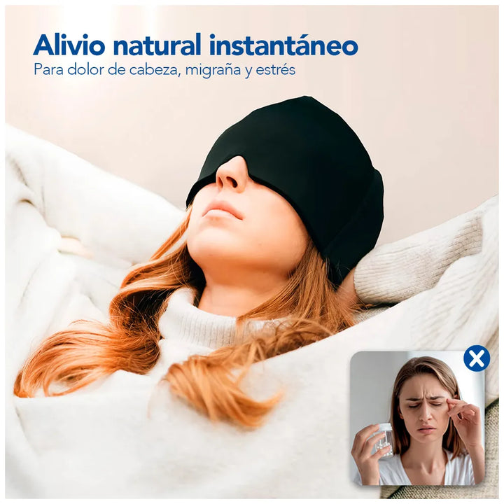 Gorro Gel para Alivio de Migraña y Dolor de Cabeza