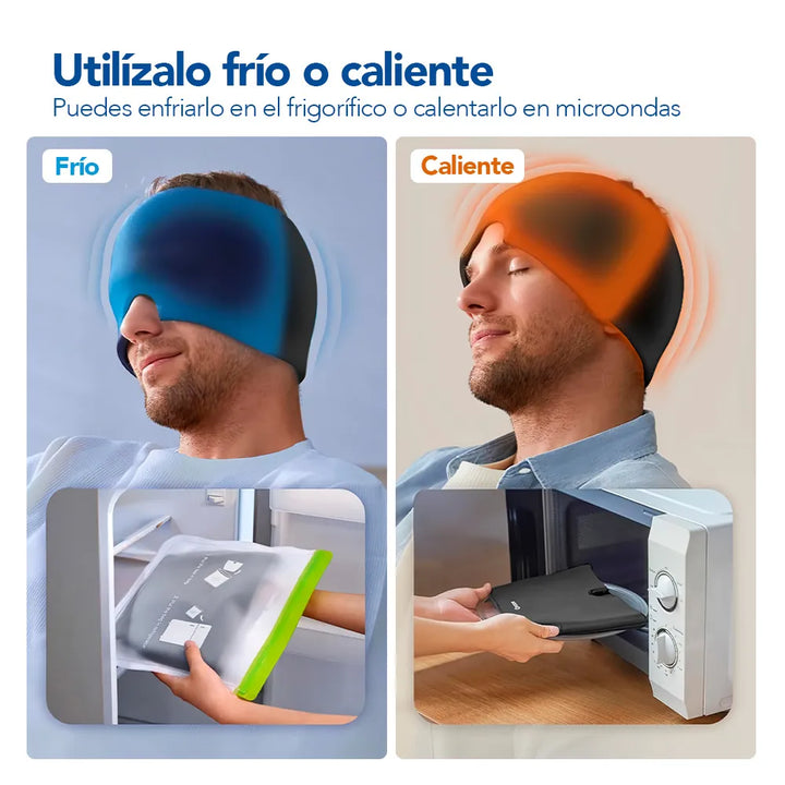 Gorro Gel para Alivio de Migraña y Dolor de Cabeza